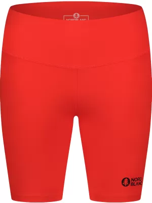 Ženske kratke fitness tajice NORDBLANC NBSPL8036 NARANČASTA TINTA