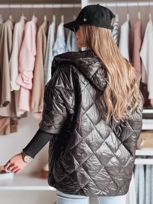 Ženska jakna DSTREET PUFFILOF TY4855 CRNI