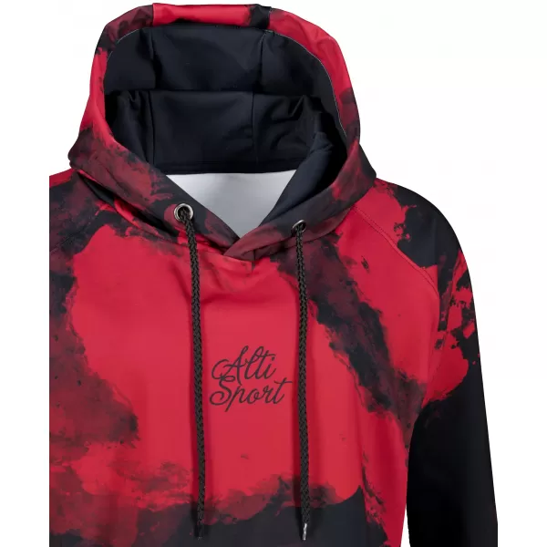  Ženski funkcionalni produljeni sweatshirt premium ALTISPORT VOJ/ALW093MI03 CRVENA 