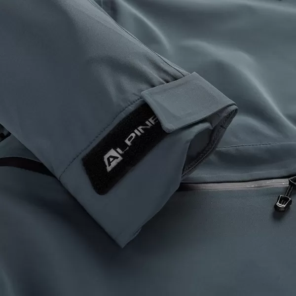  Muška vodootporna jakna ALPINE PRO ZARR SIVA 