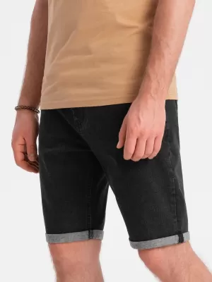 Kratke hlače OMBRE OM-SRDS-0134 CRNI