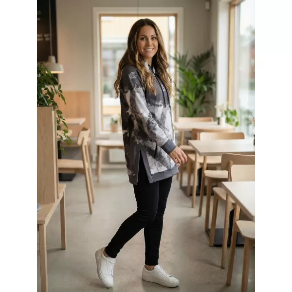  Ženski funkcionalni produljeni sweatshirt premium ALTISPORT VOJ/ALW093MI03 SIVA 