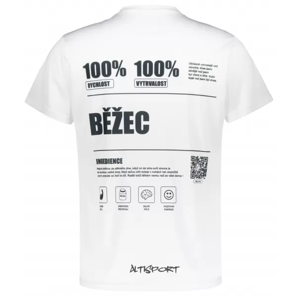  Muška premium funkcionalna majica ALTISPORT BĚŽEC VOJ/ALM091TR01 BIJELA 