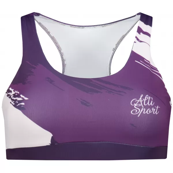  Ženski vrhunski sportski grudnjak ALTISPORT VOJ/ALW081POD01 TAMNOLJUBIČASTA 