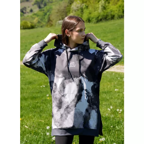  Ženski funkcionalni produljeni sweatshirt premium ALTISPORT VOJ/ALW093MI03 SIVA 
