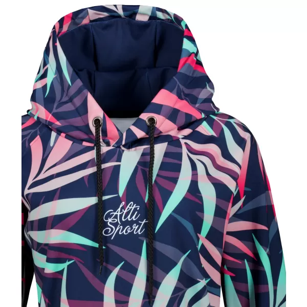  Ženski funkcionalni produljeni sweatshirt premium ALTISPORT VOJ/ALW094MI03 ROZA/MENTA 