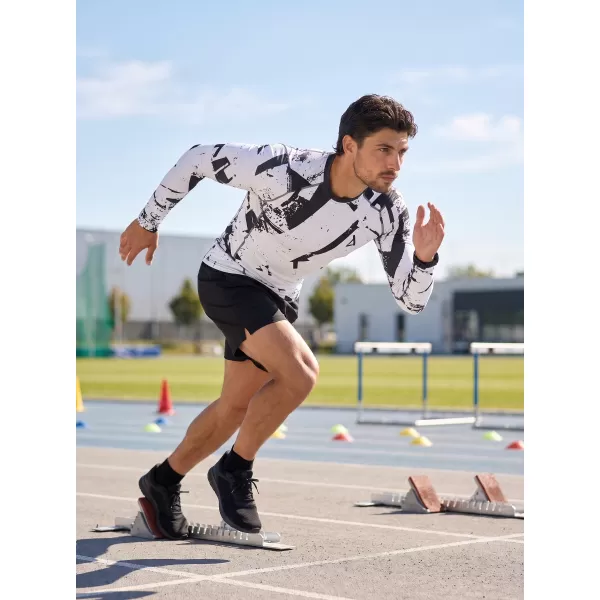  Vrhunska muška funkcionalna kompresijska majica dugih rukava ALTISPORT VOJ/ALM079TR03 CRNO SIVA 