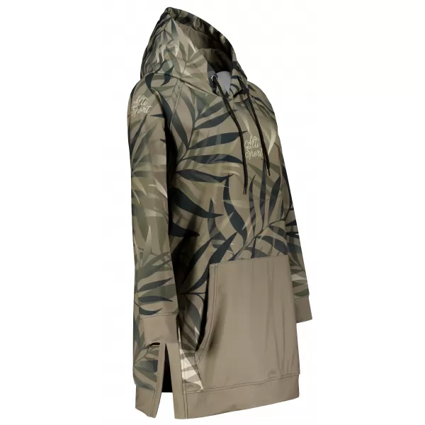  Ženski funkcionalni produljeni sweatshirt premium ALTISPORT VOJ/ALW094MI03 SMEĐA 