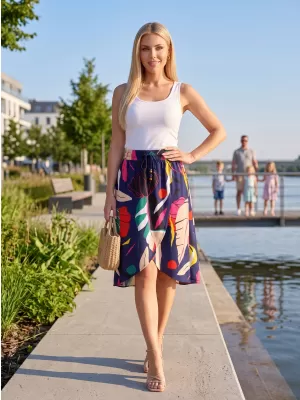 Ženska suknja ALTISPORT EFEA TAMNOPLAVA