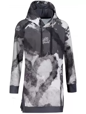 Ženski funkcionalni produljeni sweatshirt premium ALTISPORT VOJ/ALW093MI03 SIVA