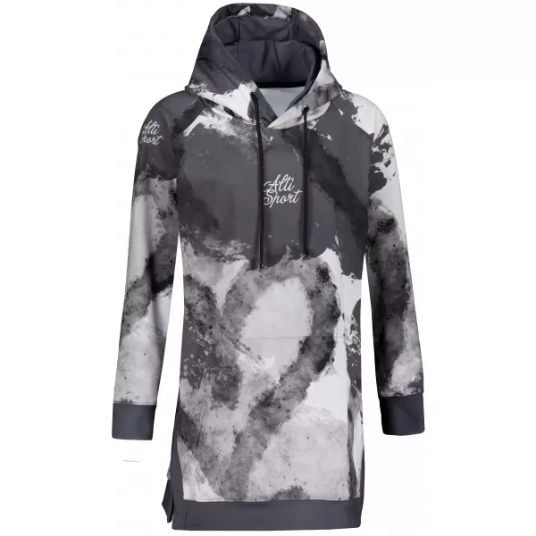  Ženski funkcionalni produljeni sweatshirt premium ALTISPORT VOJ/ALW093MI03 SIVA 