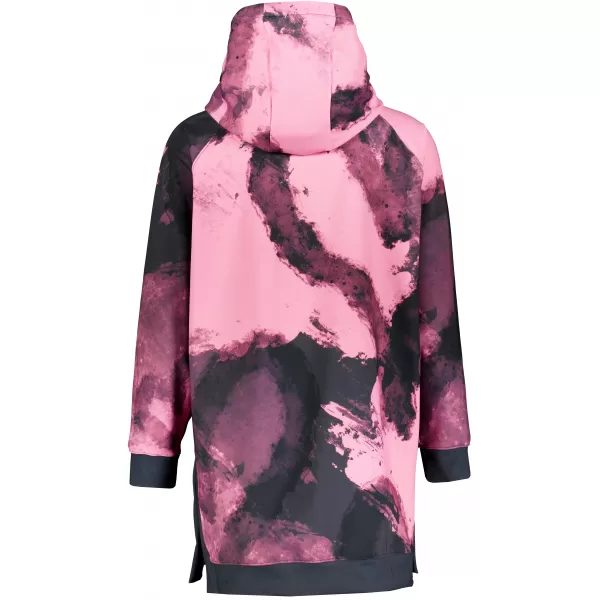  Ženski funkcionalni produljeni sweatshirt premium ALTISPORT VOJ/ALW093MI03 ROZA/CRNA 