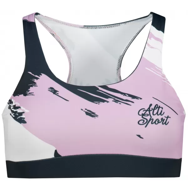  Ženski vrhunski sportski grudnjak ALTISPORT VOJ/ALW081POD01 CRNO-RUŽIČASTA 