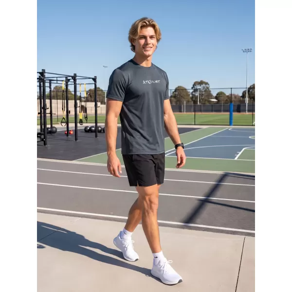  Muška premium funkcionalna majica ALTISPORT BĚŽEC VOJ/ALM091TR01 CRNA 