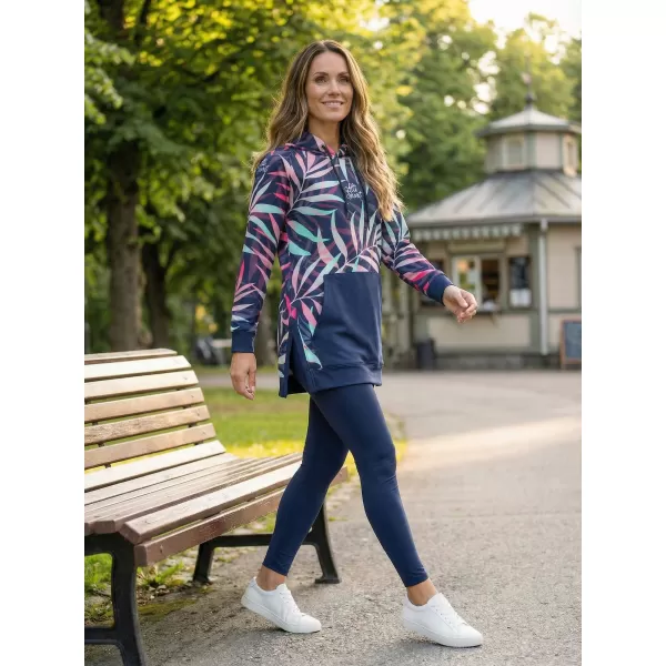  Ženski funkcionalni produljeni sweatshirt premium ALTISPORT VOJ/ALW094MI03 ROZA/MENTA 