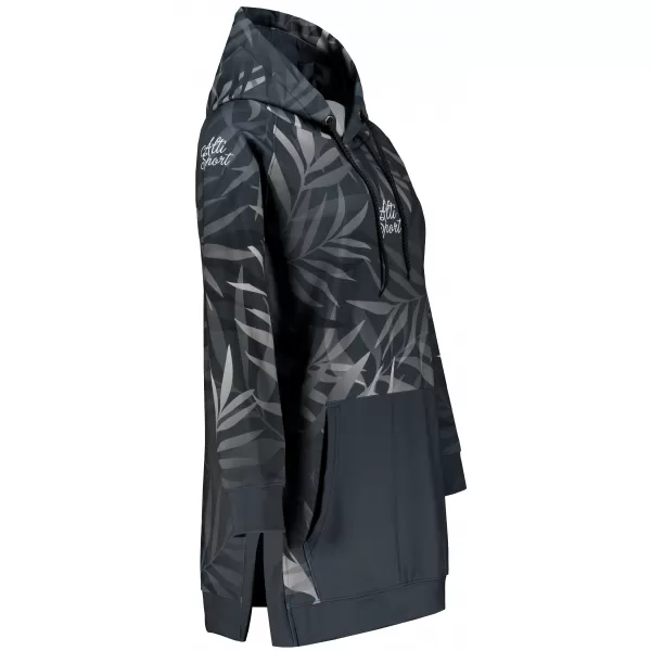  Ženski funkcionalni produljeni sweatshirt premium ALTISPORT VOJ/ALW094MI03 CRNA 