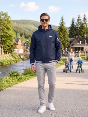 Muška jakna ALTISPORT EGBERT TAMNOPLAVA