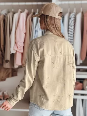 Ženska jakna DSTREET STRASHINE TY4847 KARAMELA