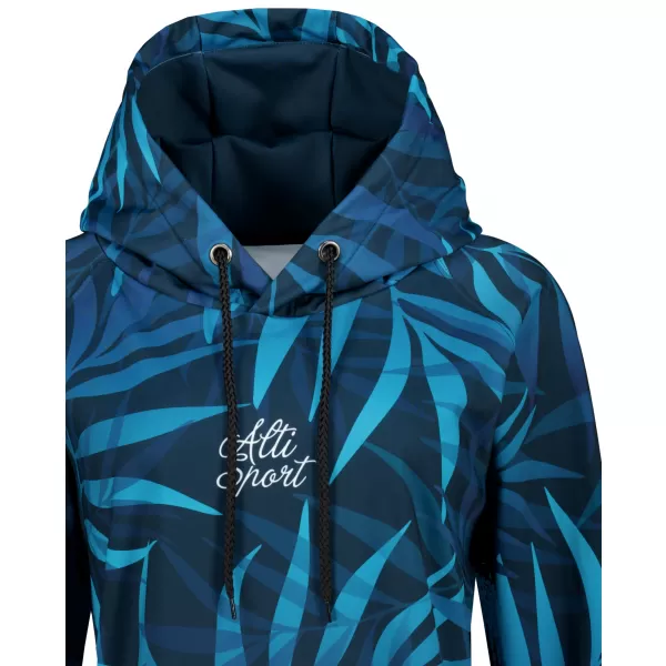  Ženski funkcionalni produljeni sweatshirt premium ALTISPORT VOJ/ALW094MI03 PLAVA 