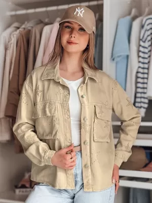 Ženska jakna DSTREET STRASHINE TY4847 KARAMELA