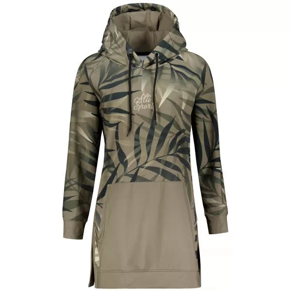  Ženski funkcionalni produljeni sweatshirt premium ALTISPORT VOJ/ALW094MI03 SMEĐA 