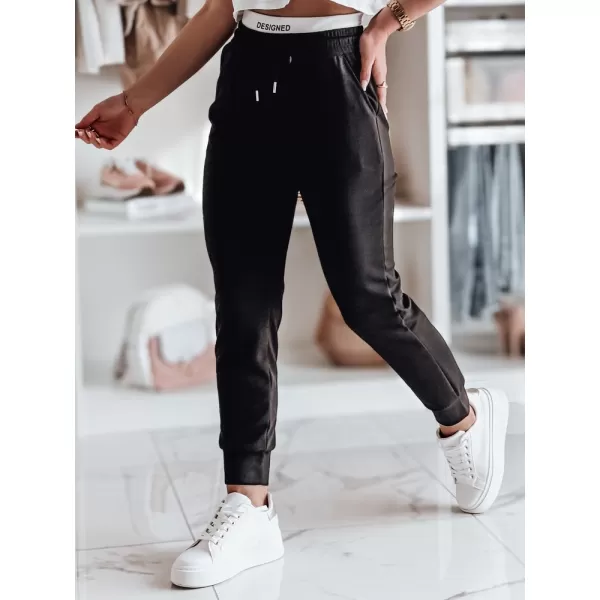  Ladijske hlače DSTREET SPORTIVO UY2398 CRNI 