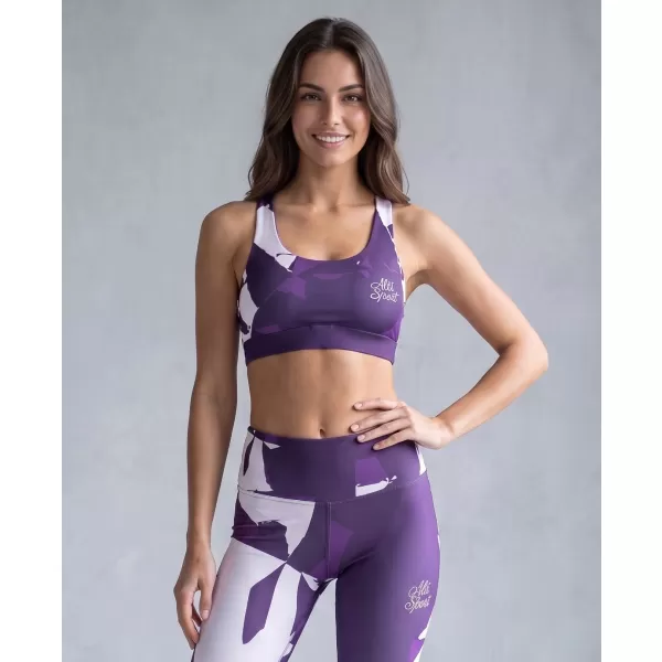  Ženski vrhunski sportski grudnjak ALTISPORT VOJ/ALW080POD01 TAMNOLJUBIČASTA 