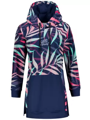 Ženski funkcionalni produljeni sweatshirt premium ALTISPORT VOJ/ALW094MI03 ROZA/MENTA