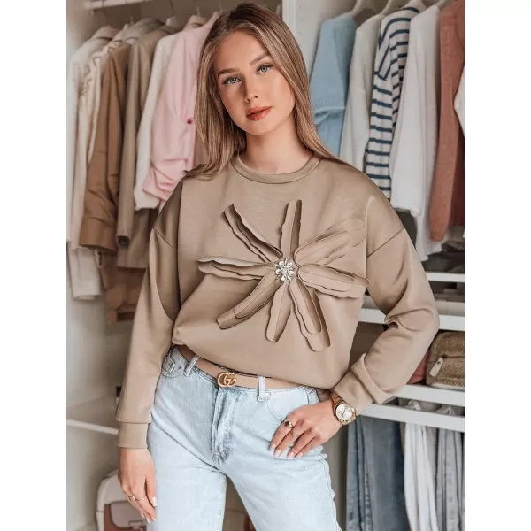  Ženska majica DSTREET PETITKA BY1386 BEŽ 