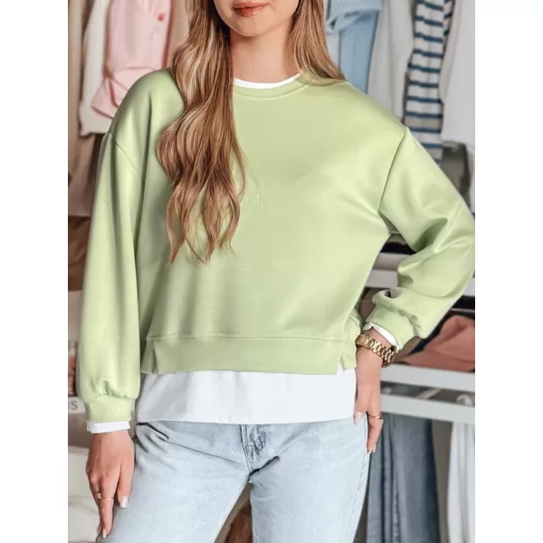  Ženska majica DSTREET LUZZIO BY1381 SVIJETLOZELEN 