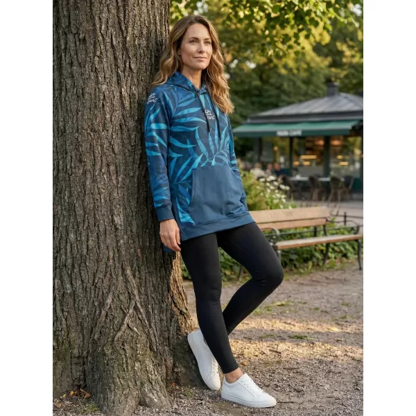  Ženski funkcionalni produljeni sweatshirt premium ALTISPORT VOJ/ALW094MI03 PLAVA 
