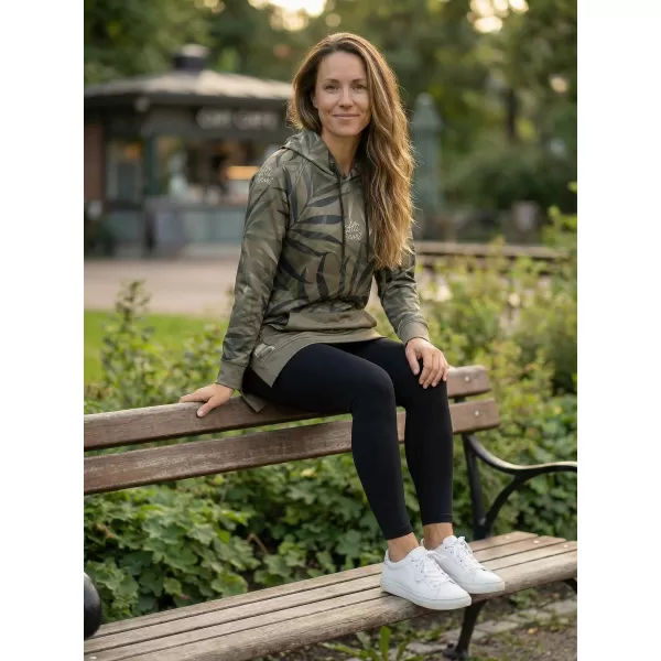  Ženski funkcionalni produljeni sweatshirt premium ALTISPORT VOJ/ALW094MI03 SMEĐA 