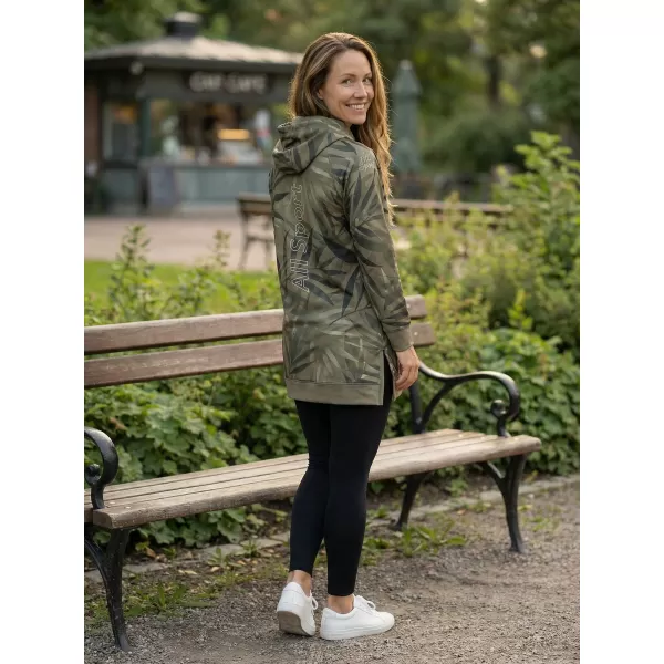  Ženski funkcionalni produljeni sweatshirt premium ALTISPORT VOJ/ALW094MI03 SMEĐA 