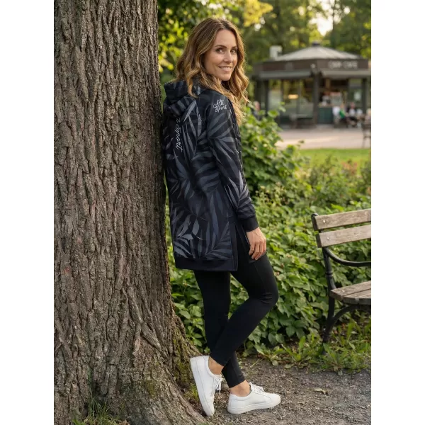  Ženski funkcionalni produljeni sweatshirt premium ALTISPORT VOJ/ALW094MI03 CRNA 