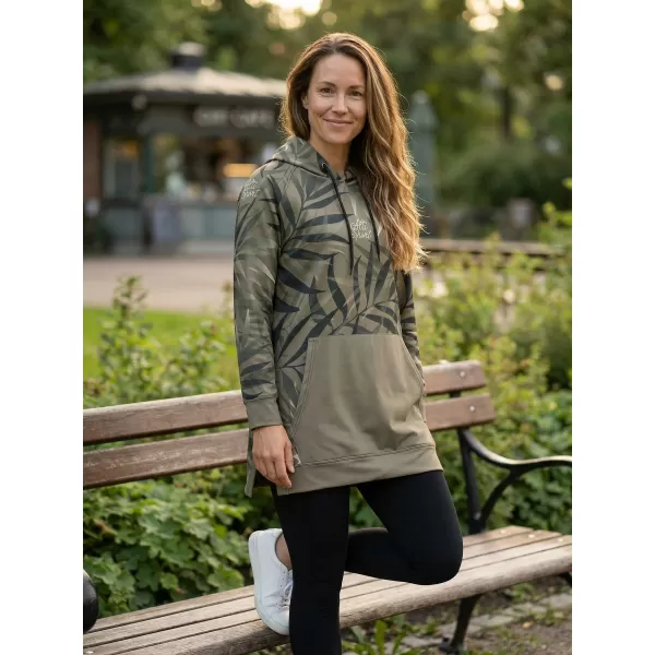  Ženski funkcionalni produljeni sweatshirt premium ALTISPORT VOJ/ALW094MI03 SMEĐA 