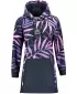 Ženski funkcionalni produljeni sweatshirt premium ALTISPORT VOJ/ALW094MI03 CRNA/LJUBIČASTA