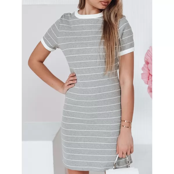  Haljina DSTREET FITLINES EY2580 BIJELA 
