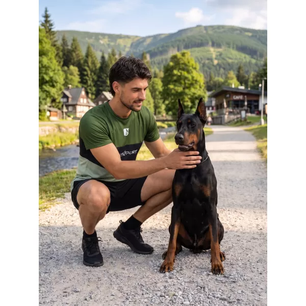  Muška premium plus funkcionalna majica ALTISPORT VOJ/ALM051TR02 KAKI 