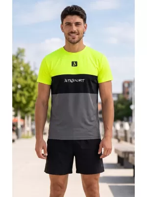 Muška premium plus funkcionalna majica ALTISPORT VOJ/ALM051TR02 NEON-ŽUTA
