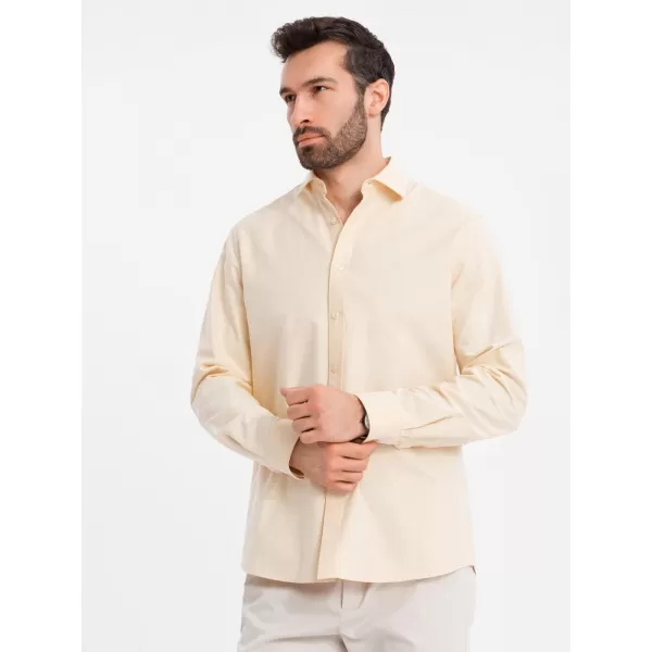  Košulja OMBRE OM-SHOS-0183 JARKO ŽUTA 