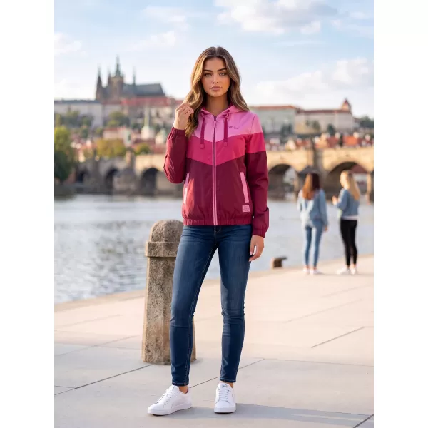  Ženska jakna ALTISPORT EDNA TAMNOCRVENA 
