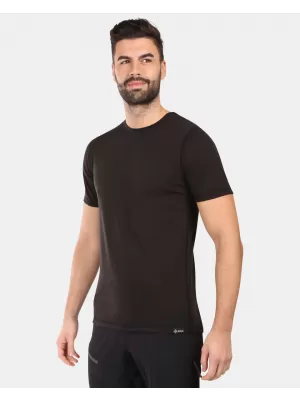 Muški majica od merino vune KILPI SLOPER-M YM0311KI CRNI