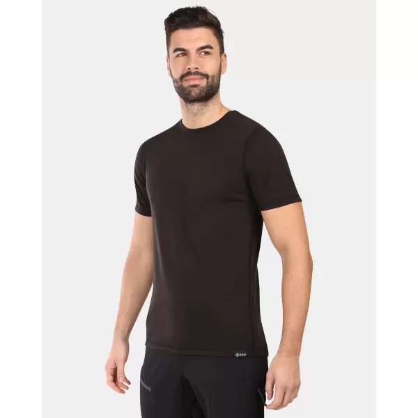  Muški majica od merino vune KILPI SLOPER-M YM0311KI CRNI 