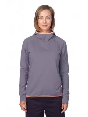 Ženska majica HANNAH NYMA HOODY SIVI GREBEN MEL