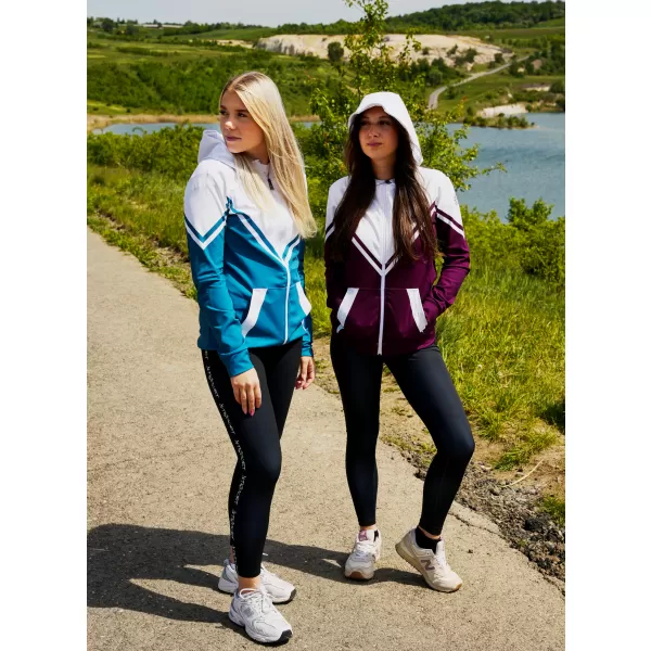 Ženska premium funkcionalna majica s patentnim zatvaračem ALTISPORT VOJ/ALW101MI02 KEROZIN/BIJELI 