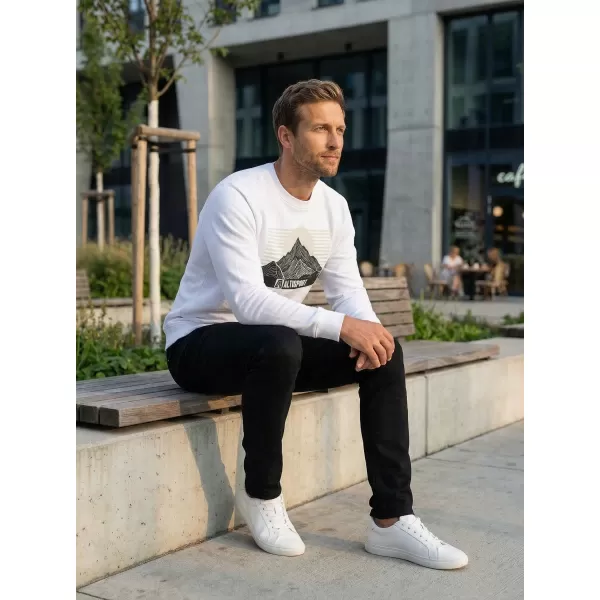  Muški sweatshirt ALTISPORT ALM188406 BIJELA 