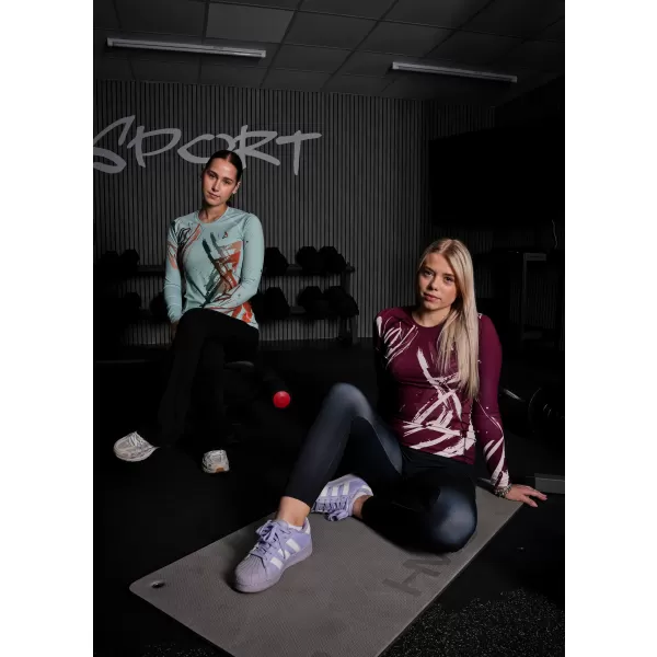  Ženska vrhunska funkcionalna majica dugih rukava ALTISPORT VOJ/ALW074TR03 RUDAČA 