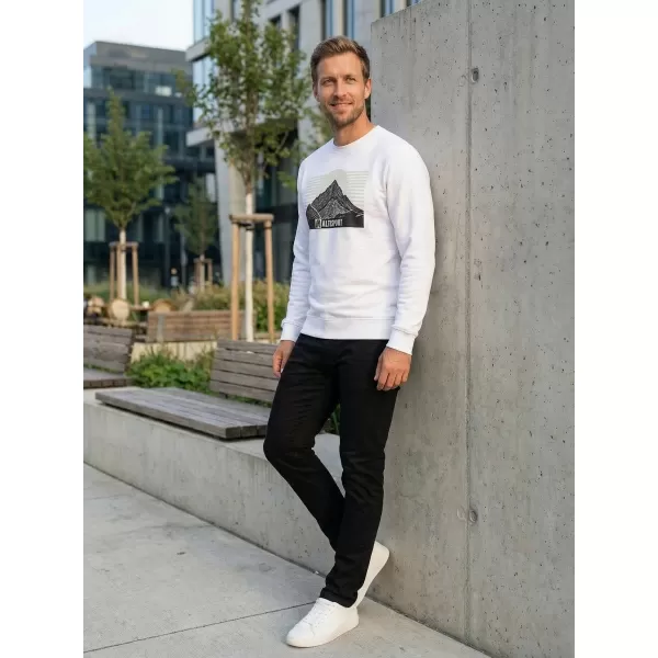  Muški sweatshirt ALTISPORT ALM188406 BIJELA 