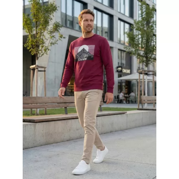  Muški sweatshirt ALTISPORT ALM188406 GRANAT 