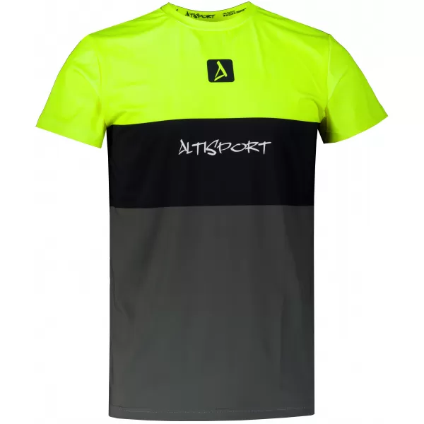 Muška premium plus funkcionalna majica ALTISPORT VOJ/ALM051TR02 NEON-ŽUTA 